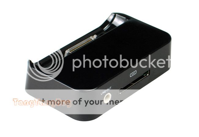 Black Dock Cradle Charging Station For Apple iPhone 4 4G  