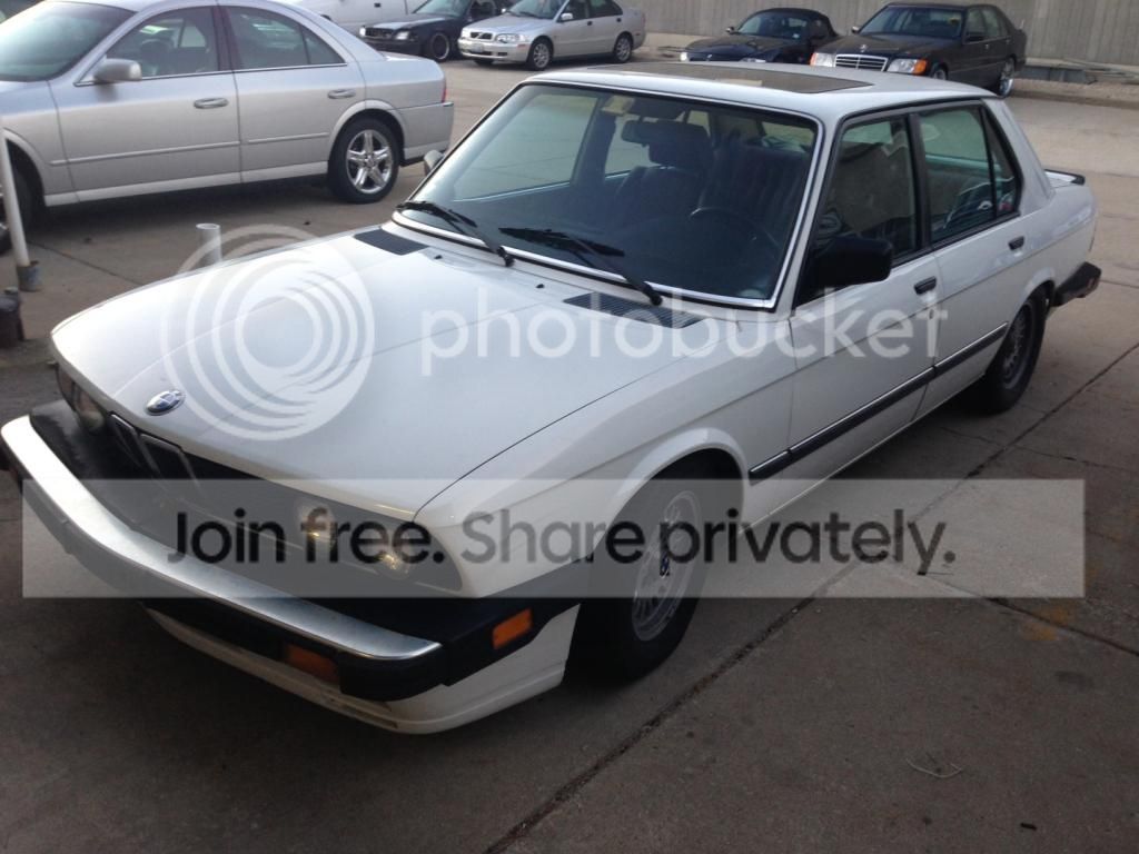 E28 NEW E28 Euro Bumpers, and other random euro parts!