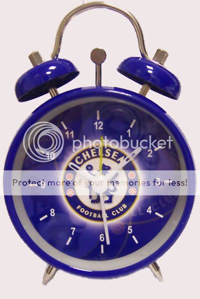 Official Chelsea Football Club bell Quartz alarm clock  