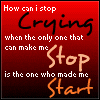stop crying