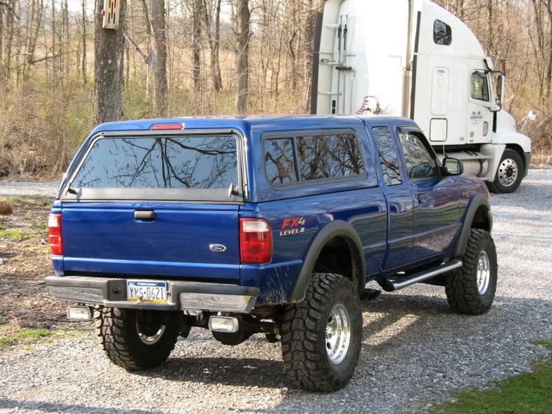 2008 Ford ranger wheel backspacing