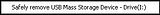 Problem Ejecting USB Mass Storage Device