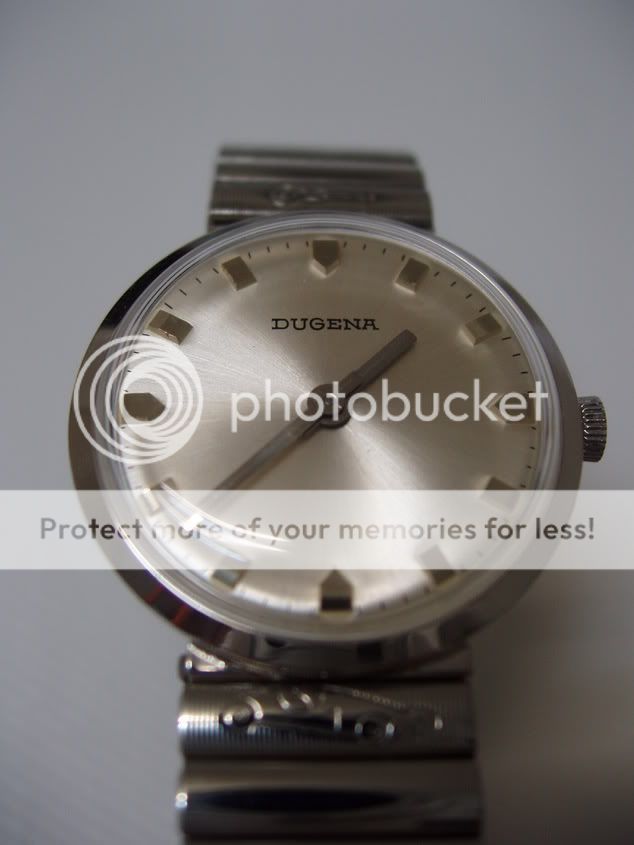 dugena watch nos 60s fixo flex s steel new  