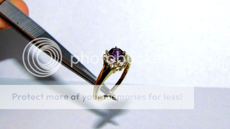 600 ★NATURAL PURPLE RUBY DIAMOND RING HOT COLOR ★  