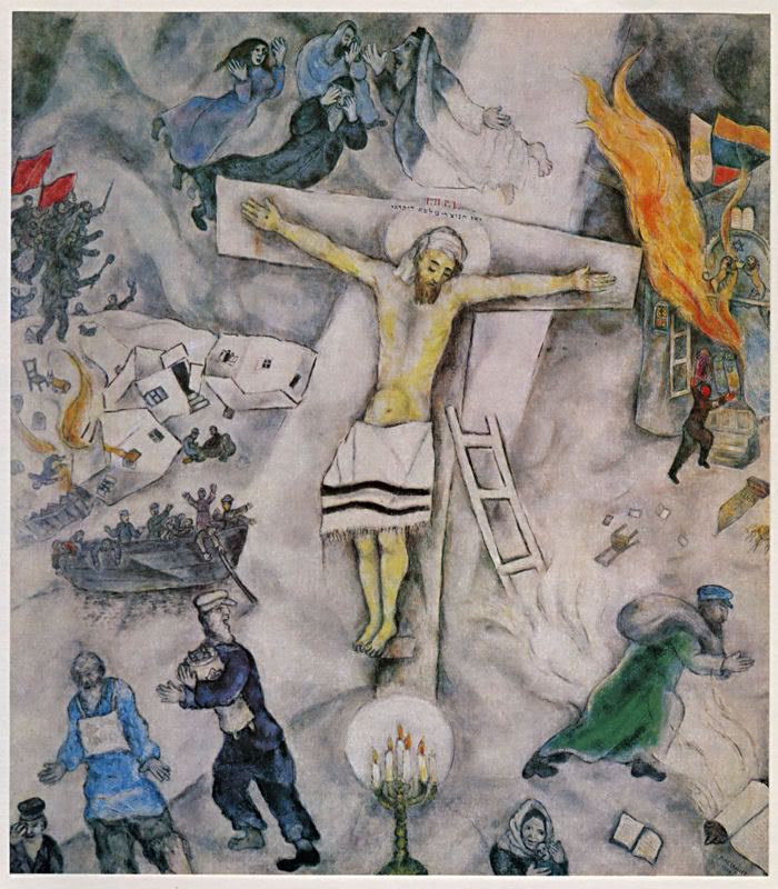 Marc Chagall 1972 Fine Art Color Print "White