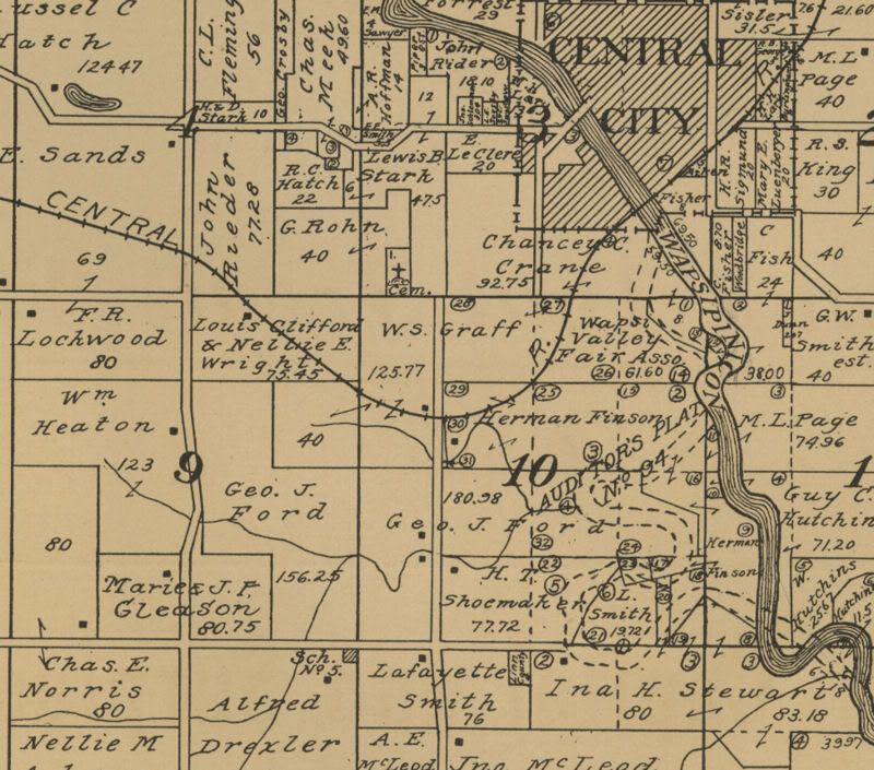 Maine Township Plat Map w/Farms Linn County Iowa 1921 | eBay