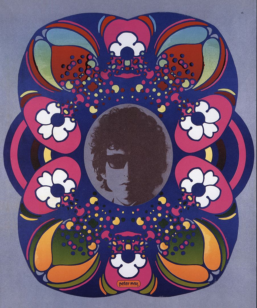 Bob Dylan Poster, 2002 Color Print by Peter Max